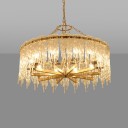 Ritz - Liquid Rain Circle Chandelier